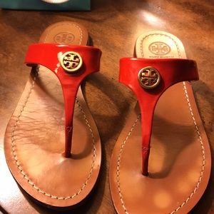 Red Tory Burch sandals